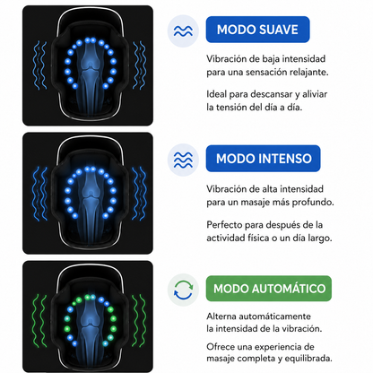 Masajeador de rodilla 3 en 1